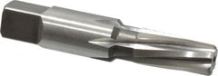 Cleveland - 1/8" Pipe, 0.362" Diam, 0.316" Small End Diam, Straight Shank, 19.05mm Flute, Taper Pipe Reamer - A1 Tooling