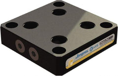 Jergens - 250mm Long x 250mm Wide x 35mm High Aluminum Fixture Plate - 35mm Plate Thickness - A1 Tooling