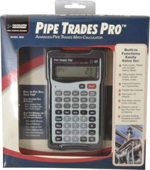 Calculated Industries - 58 Function Pipe Trades Industrial Calculator - 5.6299 Inch Long x 3 Inch Wide - A1 Tooling