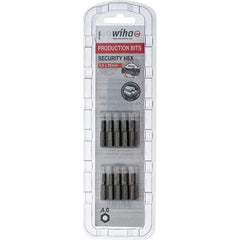 Wiha - 4mm Hex Screwdriver Bit - 1/4" Drive, 1" OAL - A1 Tooling