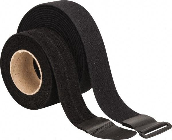 VELCRO Brand - 22 Piece 2" Wide x 5 Yd Long Self Fastening Tie/Strap Kit - Roll, Black - A1 Tooling