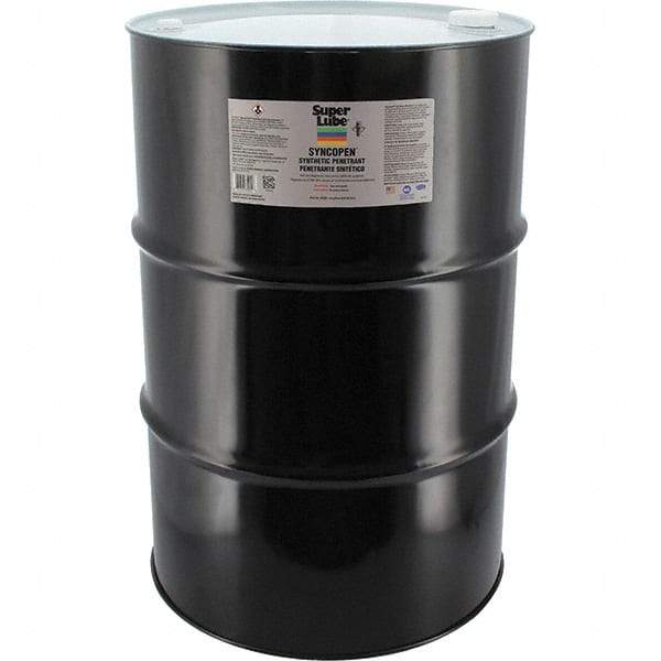 Synco Chemical - 55 Gal Drum Synthetic Penetrant - Translucent Brown, -10°F to 180°F, Food Grade - A1 Tooling