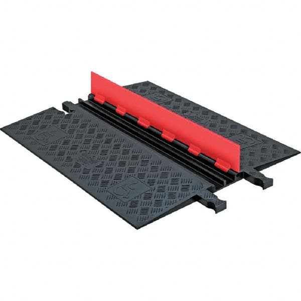 Checkers - On Floor Cable Covers Cover Material: Polyurethane Number of Channels: 2 - A1 Tooling