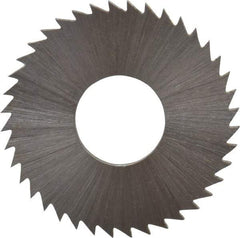 Controx - 1" Diam x 1/16" Blade Thickness x 3/8" Arbor Hole Diam, 40 Tooth Slitting and Slotting Saw - Arbor Connection, Right Hand, Uncoated, Cobalt, Concave Ground, Contains Keyway - A1 Tooling