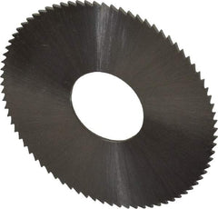 Controx - 1-1/2" Diam x 0.025" Blade Thickness x 1/2" Arbor Hole Diam, 80 Tooth Slitting & Slotting Saw - Arbor Connection, Right Hand, Uncoated, M2 High Speed Steel, Concave Ground - A1 Tooling