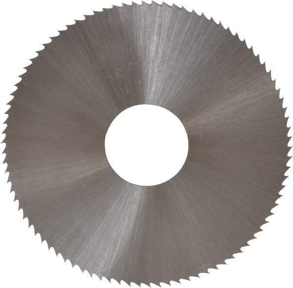 Controx - 1-3/4" Diam x 0.018" Blade Thickness x 1/2" Arbor Hole Diam, 90 Tooth Slitting and Slotting Saw - Arbor Connection, Right Hand, Uncoated, High Speed Steel, Concave Ground - A1 Tooling