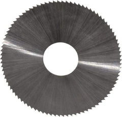 Controx - 1-3/4" Diam x 0.02" Blade Thickness x 1/2" Arbor Hole Diam, 90 Tooth Slitting and Slotting Saw - Arbor Connection, Right Hand, Uncoated, High Speed Steel, Concave Ground - A1 Tooling