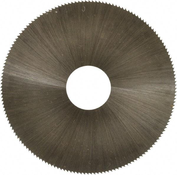 Controx - 2-1/2" Diam x 0.01" Blade Thickness x 5/8" Arbor Hole Diam, 160 Tooth Slitting and Slotting Saw - Arbor Connection, Right Hand, Uncoated, High Speed Steel, Concave Ground - A1 Tooling