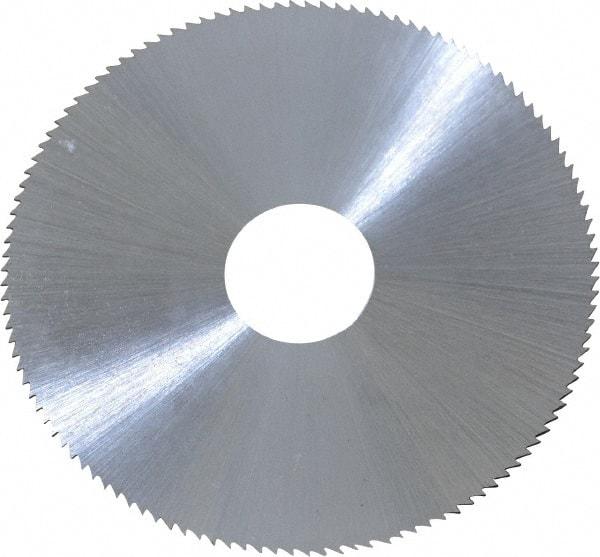 Controx - 2-1/2" Diam x 0.025" Blade Thickness x 5/8" Arbor Hole Diam, 120 Tooth Slitting & Slotting Saw - Arbor Connection, Right Hand, Uncoated, M2 High Speed Steel, Concave Ground - A1 Tooling