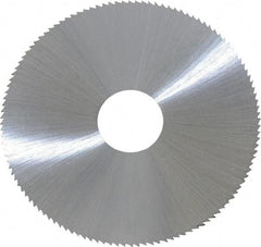 Controx - 2-1/2" Diam x 0.0313" Blade Thickness x 5/8" Arbor Hole Diam, 120 Tooth Slitting & Slotting Saw - Arbor Connection, Right Hand, Uncoated, M2 High Speed Steel, Concave Ground - A1 Tooling