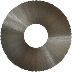 Controx - 3" Diam x 0.014" Blade Thickness x 1" Arbor Hole Diam, 160 Tooth Slitting and Slotting Saw - Arbor Connection, Right Hand, Uncoated, High Speed Steel, Concave Ground - A1 Tooling