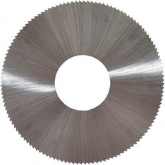 Controx - 3" Diam x 0.02" Blade Thickness x 1" Arbor Hole Diam, 160 Tooth Slitting and Slotting Saw - Arbor Connection, Right Hand, Uncoated, High Speed Steel, Concave Ground - A1 Tooling