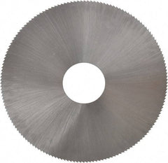 Controx - 4" Diam x 0.02" Blade Thickness x 1" Arbor Hole Diam, 160 Tooth Slitting and Slotting Saw - Arbor Connection, Right Hand, Uncoated, Cobalt, Concave Ground - A1 Tooling