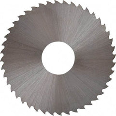 Controx - 1-3/4" Diam x 0.02" Blade Thickness x 1/2" Arbor Hole Diam, 44 Tooth Slitting and Slotting Saw - Arbor Connection, Right Hand, Uncoated, High Speed Steel, 15° Rake, Concave Ground - A1 Tooling