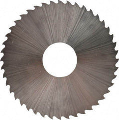 Controx - 1-3/4" Diam x 0.0313" Blade Thickness x 1/2" Arbor Hole Diam, 44 Tooth Slitting & Slotting Saw - Arbor Connection, Right Hand, Uncoated, M2 High Speed Steel, 15° Rake, Concave Ground - A1 Tooling