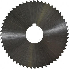 Controx - 2-1/2" Diam x 0.0469" Blade Thickness x 5/8" Arbor Hole Diam, 56 Tooth Slitting and Slotting Saw - Arbor Connection, Right Hand, Uncoated, Cobalt, 15° Rake, Concave Ground, Contains Keyway - A1 Tooling