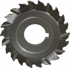 Controx - 2" Blade Diam x 1/8" Blade Thickness, 5/8" Hole, 22 Teeth, Cobalt Side Chip Saw - Staggered Tooth, Arbor Connection, Right Hand Cut, Uncoated, with Keyway - A1 Tooling