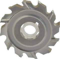 Controx - 2" Blade Diam x 1/4" Blade Thickness, 5/8" Hole, 12 Teeth, Cobalt Side Chip Saw - Staggered Tooth, Arbor Connection, Right Hand Cut, Uncoated, with Keyway - A1 Tooling