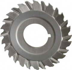 Controx - 2-1/2" Blade Diam x 1/8" Blade Thickness, 7/8" Hole, 28 Teeth, Cobalt Side Chip Saw - Staggered Tooth, Arbor Connection, Right Hand Cut, Uncoated, with Keyway - A1 Tooling