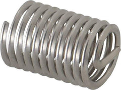 Heli-Coil - 1/2-13 UNC, 1" OAL, Free Running Helical Insert - 14-1/8 Free Coils, Tanged, Stainless Steel, 2D Insert Length - A1 Tooling