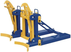 Vestil - 2,000 Lb Load Capacity, 30 & 55 Gal Forklift Drum Handler - 43" Wide x 32" High - A1 Tooling