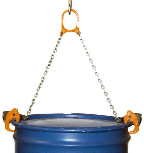 Vestil - 2,000 Lb Load Capacity, 30 & 55 Gal Drum Lifter - For 30 Gal & 55 Gal Drums - A1 Tooling