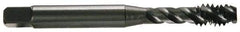 OSG - 7/16-14 UNC 3 Flute Modified Bottoming Spiral Flute Tap - Vanadium High Speed Steel, TiCN Finish, 3-5/32" OAL, Right Hand Flute, Right Hand Thread, H5, Series 290 - A1 Tooling