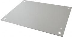 Cooper B-Line - 13" OAW x 17" OAH Powder Coat Finish Electrical Enclosure Nonperforated Panel - 20" x 16" Box, 12 Gauge Steel, Use with 20166RHC - A1 Tooling