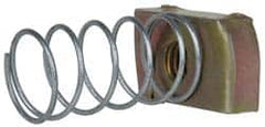 Cooper B-Line - 3/8-16" Rod, Zinc Dichromate Steel Spring Strut Nut - 1100 Lb Capacity, 3/8-16" Bolt - A1 Tooling