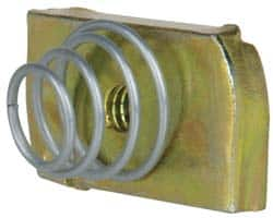 Cooper B-Line - 1/4-20" Rod, Zinc Dichromate Steel Spring Strut Nut - 450 Lb Capacity, 1/4-20" Bolt - A1 Tooling