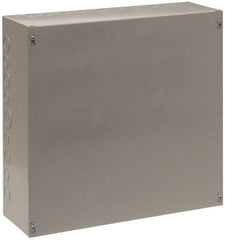 Cooper B-Line - Steel Junction Box Enclosure Screw Flat Cover - NEMA 1, 24" Wide x 24" High x 6" Deep - A1 Tooling