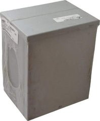 Cooper B-Line - Steel Junction Box Enclosure Screw Flat Cover - NEMA 3R, 8" Wide x 10" High x 6" Deep, Rainproof - A1 Tooling