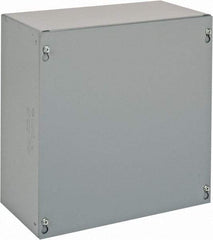 Cooper B-Line - Steel Junction Box Enclosure Screw Flat Cover - NEMA 1, 12" Wide x 12" High x 6" Deep - A1 Tooling