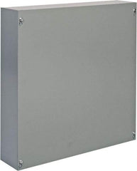 Cooper B-Line - Steel Junction Box Enclosure Screw Flat Cover - NEMA 1, 18" Wide x 18" High x 4" Deep - A1 Tooling