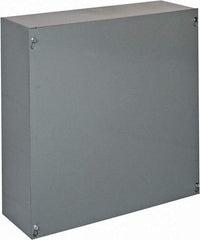 Cooper B-Line - Steel Junction Box Enclosure Screw Flat Cover - NEMA 1, 18" Wide x 18" High x 6" Deep - A1 Tooling