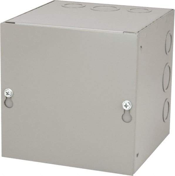 Cooper B-Line - Steel Junction Box Enclosure Screw Flat Cover - NEMA 1, 6" Wide x 6" High x 6" Deep - A1 Tooling