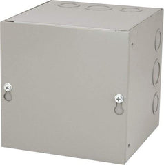 Cooper B-Line - Steel Junction Box Enclosure Screw Flat Cover - NEMA 1, 6" Wide x 6" High x 6" Deep - A1 Tooling