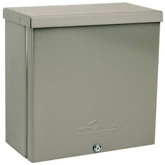 Cooper B-Line - Steel Junction Box Enclosure Screw Flat Cover - NEMA 3R, 8" Wide x 8" High x 4" Deep, Rainproof - A1 Tooling