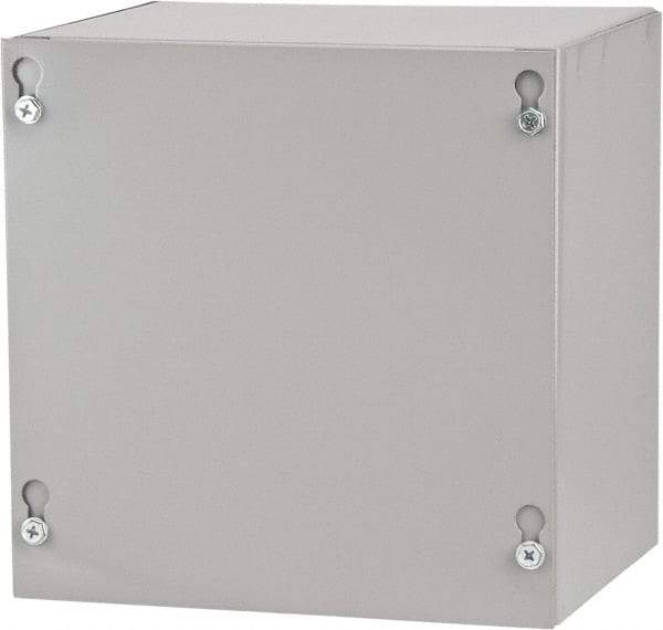 Cooper B-Line - Steel Junction Box Enclosure Screw Flat Cover - NEMA 1, 8" Wide x 8" High x 6" Deep - A1 Tooling