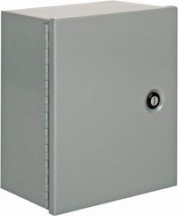 Cooper B-Line - Steel Standard Enclosure Hinge Flat Cover - NEMA 1, 10" Wide x 12" High x 6" Deep - A1 Tooling