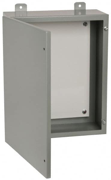 Cooper B-Line - Steel Standard Enclosure Hinge Flat Cover - NEMA 12, 13, 16" Wide x 20" High x 7" Deep, Dirt-tight & Dust-tight - A1 Tooling