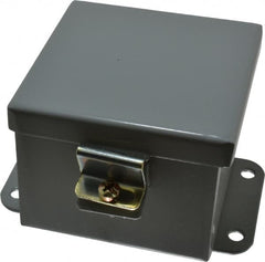 Cooper B-Line - Steel Standard Enclosure Hinge Flat Cover - NEMA 12, 13, 4" Wide x 4" High x 3" Deep, Dirt-tight & Dust-tight - A1 Tooling