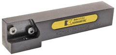 Kennametal - KGMS, Left Hand, Indexable Grooving Tool Holder - 25mm Shank Height, 25mm Shank Width, 138.75mm OAL - A1 Tooling