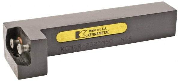 Kennametal - KGME, Right Hand, Indexable Grooving Tool Holder - 32mm Shank Height, 32mm Shank Width, 170.25mm OAL - A1 Tooling