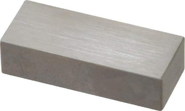 Mitutoyo - 0.55" Rectangular Steel Gage Block - Accuracy Grade AS-1, Includes Certificate of Inspection - A1 Tooling