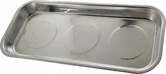 Eclipse - 14-3/16" Long x 6-1/4" Wide Magnetic Tray - Stainless Steel with Rubber-Coated Ferrite - A1 Tooling