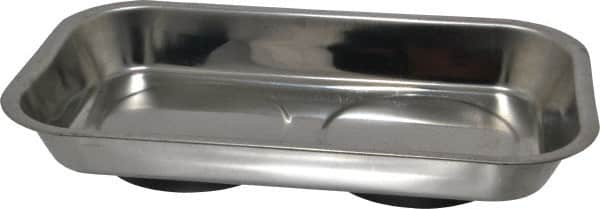 Eclipse - 9-1/2" Long x 5-9/16" Wide Magnetic Tray - Stainless Steel with Rubber-Coated Ferrite - A1 Tooling