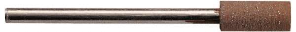 Made in USA - 3/4" Head Diam x 1/2" Head Thickness Diamond (Abrasive) Grinding Pin - 1/4" Shank Diam x 1-3/4" Shank Length - A1 Tooling