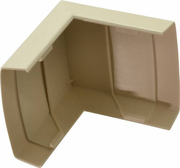 Wiremold - 2-1/2 Inch Long, Raceway Elbow End - 90°, Ivory, For Use with Wiremold 2300 Series Raceways - A1 Tooling