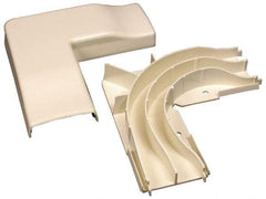 Wiremold - 4-3/16 Inch Long, Raceway Elbow End - 90°, Ivory, For Use with Wiremold 2300 Series Raceways - A1 Tooling